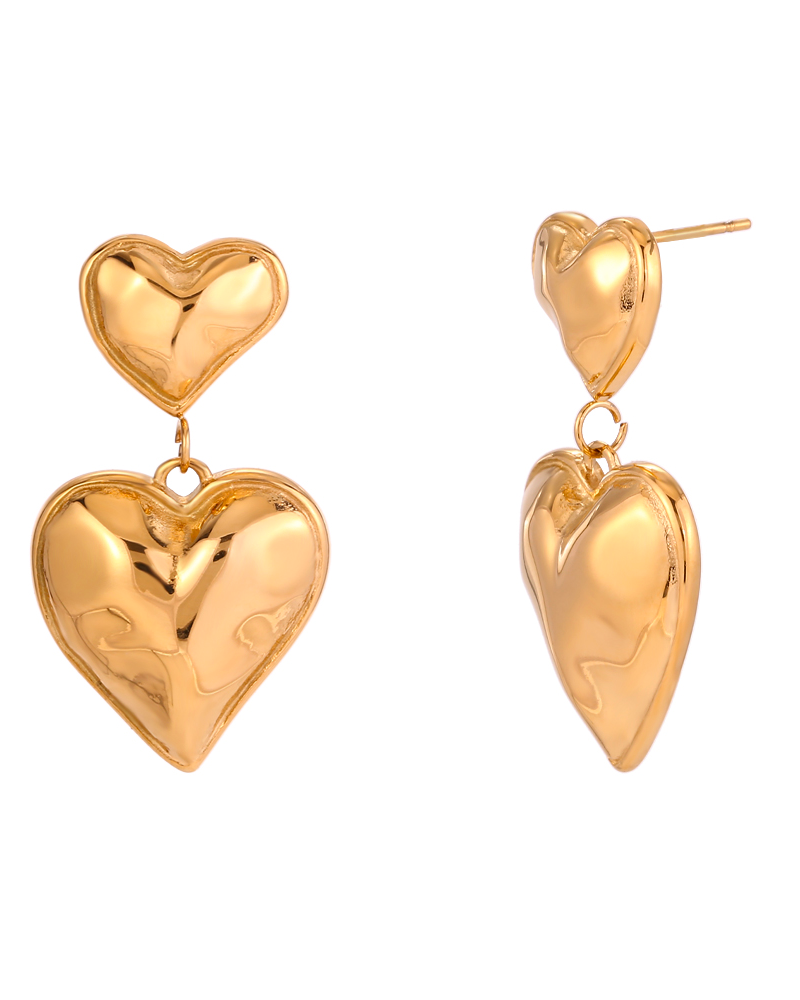 Pendientes Corazón Double