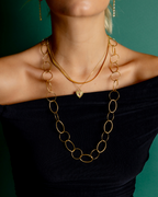 Collar long circles