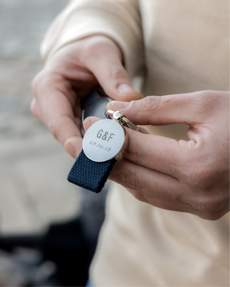 Llavero personalizado grabado