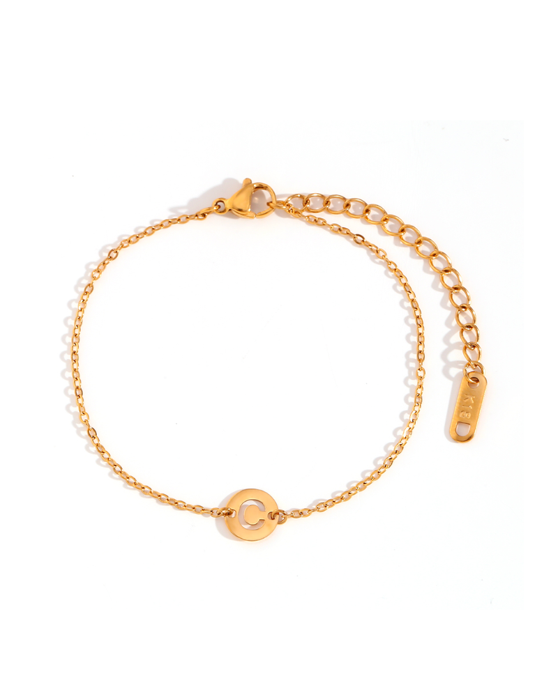 Pulsera inicial acero