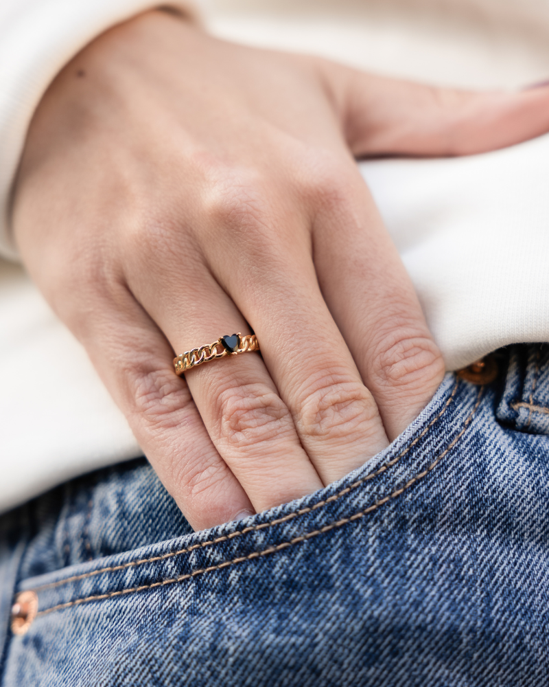 Anillo mini corazón