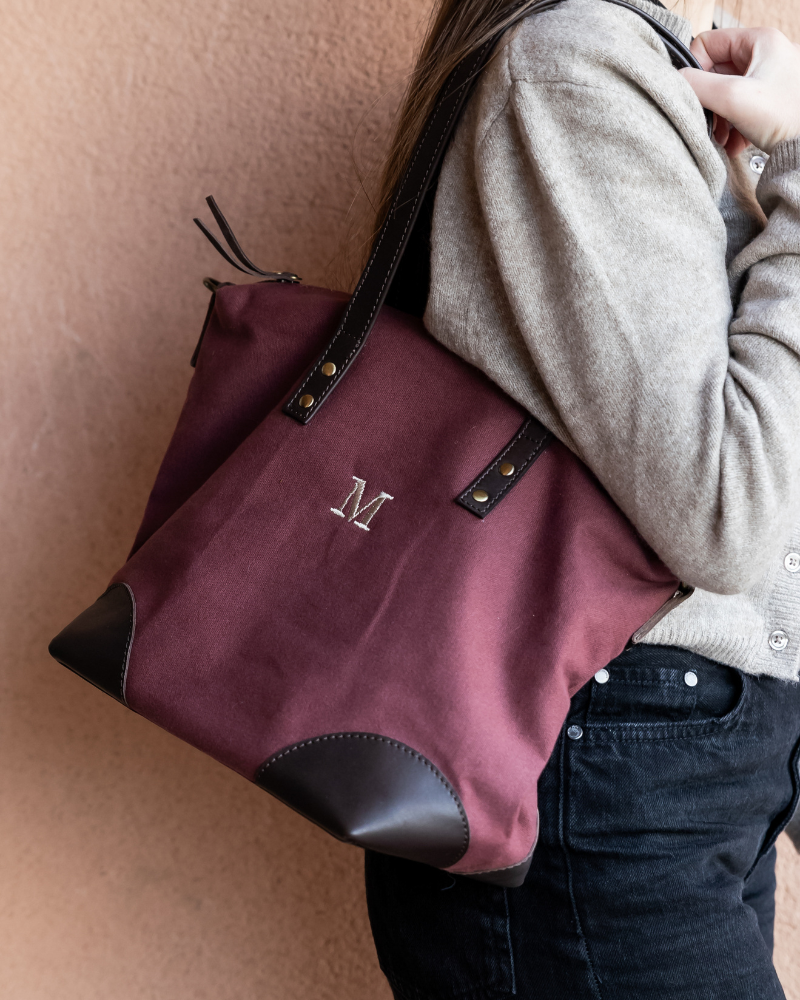 Bolso Federica mini Granate