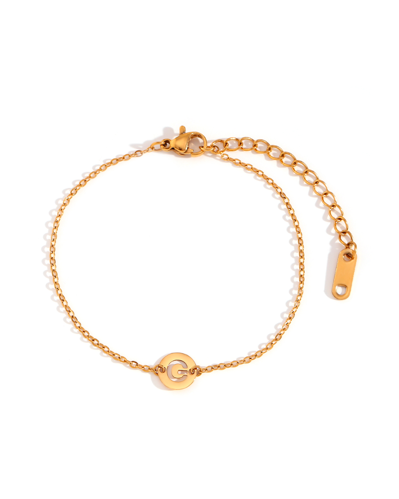 Pulsera inicial acero