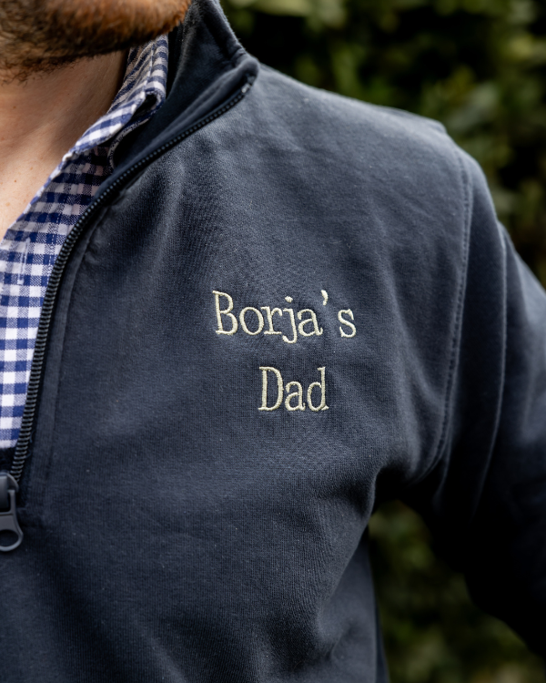 SUDADERA ZIP UNISEX PERSONALIZADA