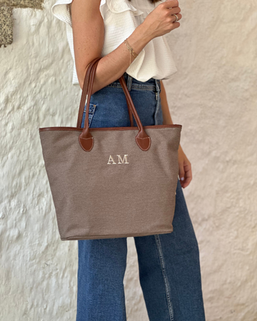 Ana Camel tote bag