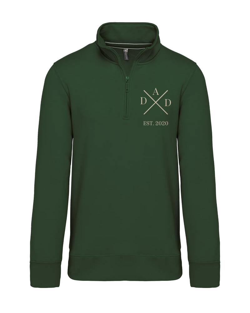 SUDADERA ZIP UNISEX PERSONALIZADA CRUZ