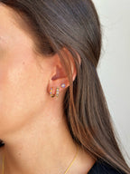 Van Gogh hoop earrings