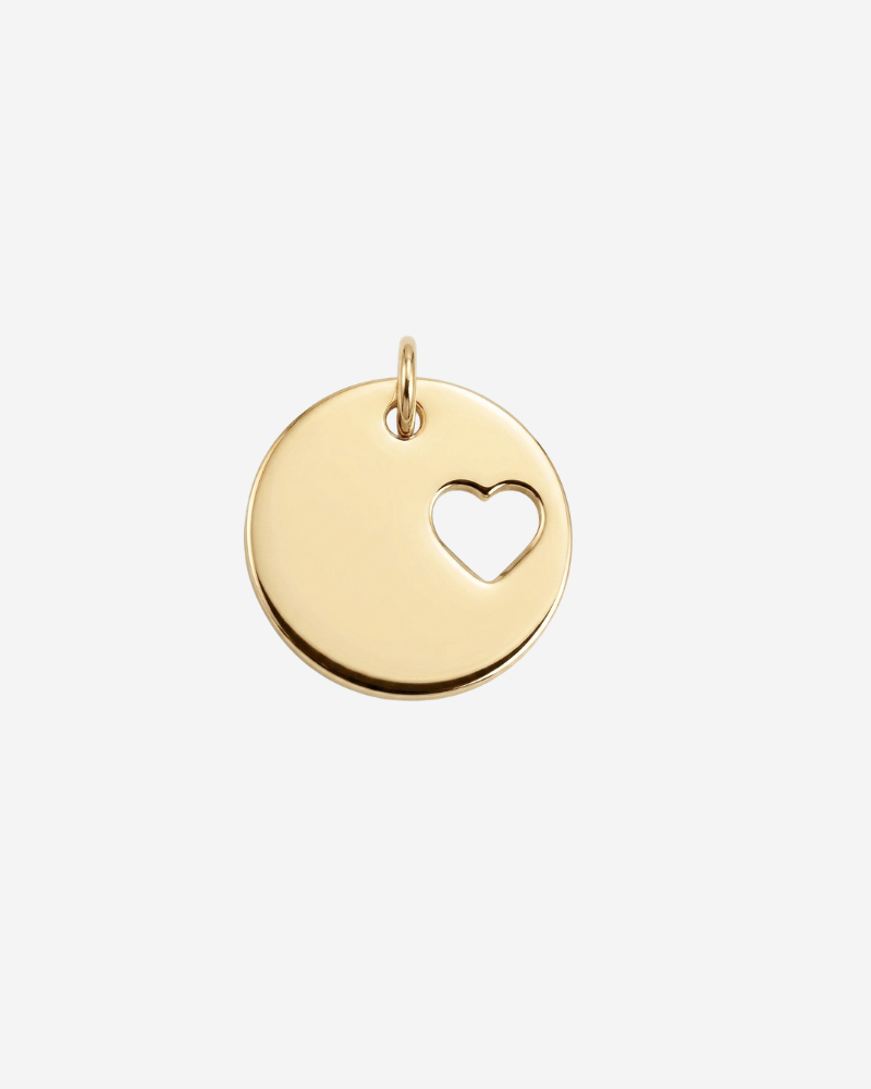 Charm plaquita corazón personalizable