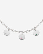 Collar Personalizado Plaquitas circonita