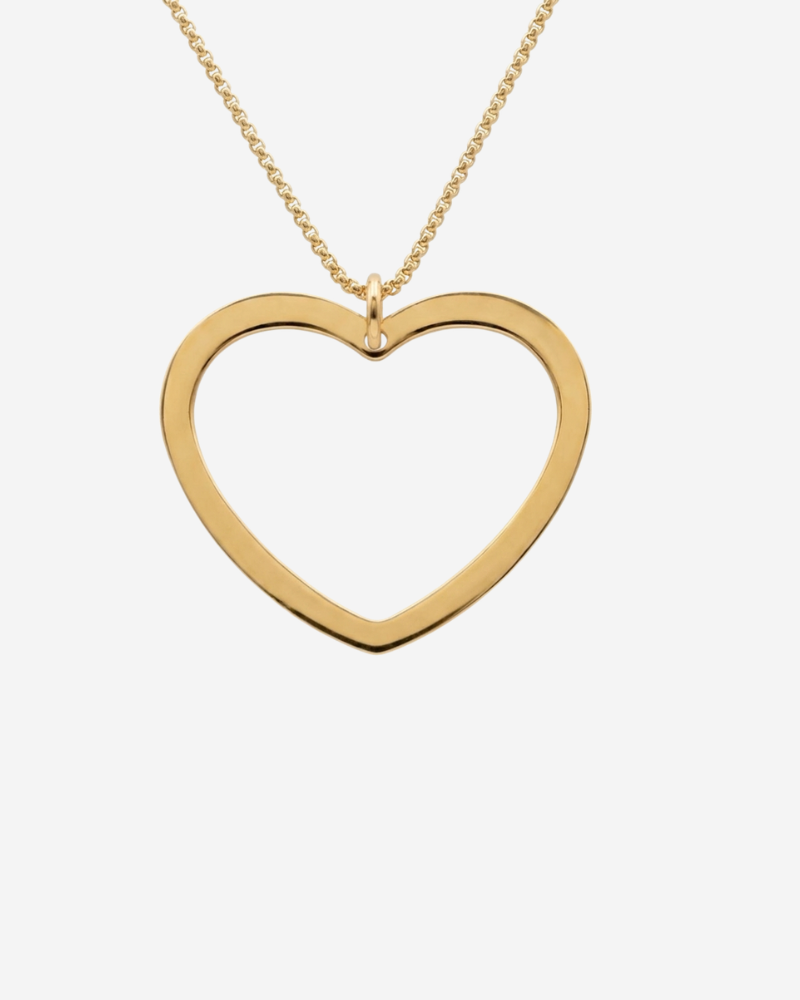 Collar Big Heart grabado
