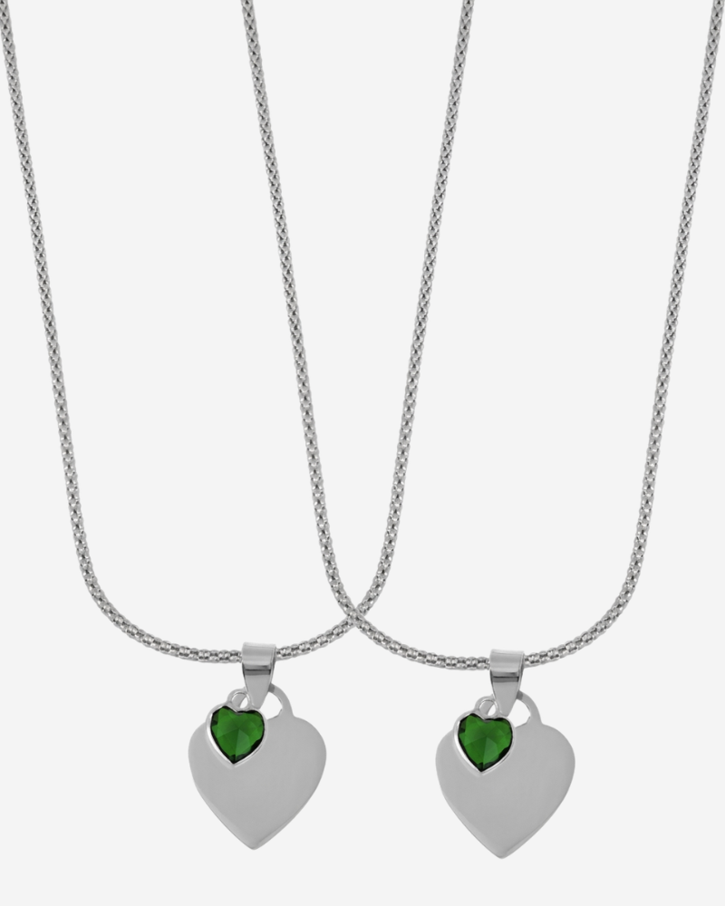 Collar Love Engraved Silver