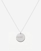 Collar mamá con nombres grabados Silver