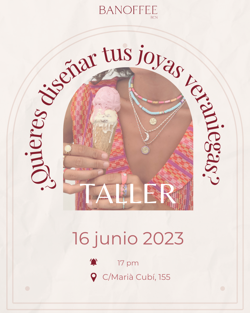 Taller - ¿Quieres diseñar tus joyas de verano? (Viernes 16/06/2023)