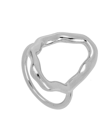 Anillo Big Oval Silver