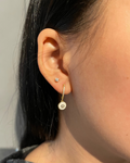 Pendientes White Circle