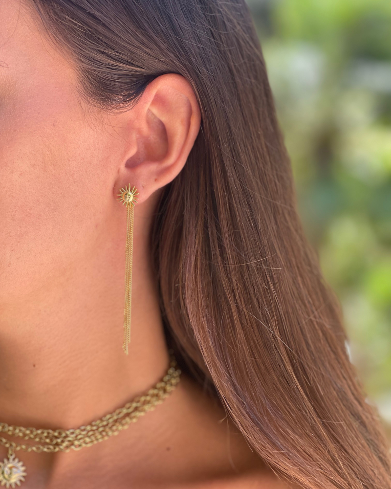 Sunny Silver Earrings