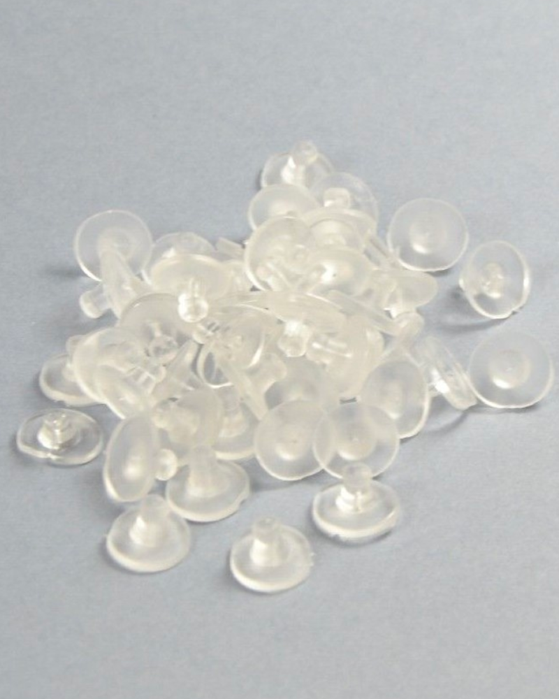 Earring Nut Wide Silicone Base