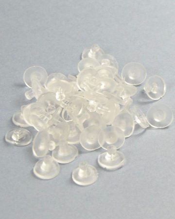 Earring Nut Wide Silicone Base