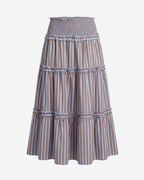 Falda Brown stripes