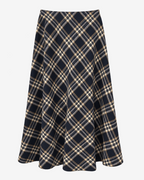 Terracota Skirt – Organic Cotton Seersucker Check