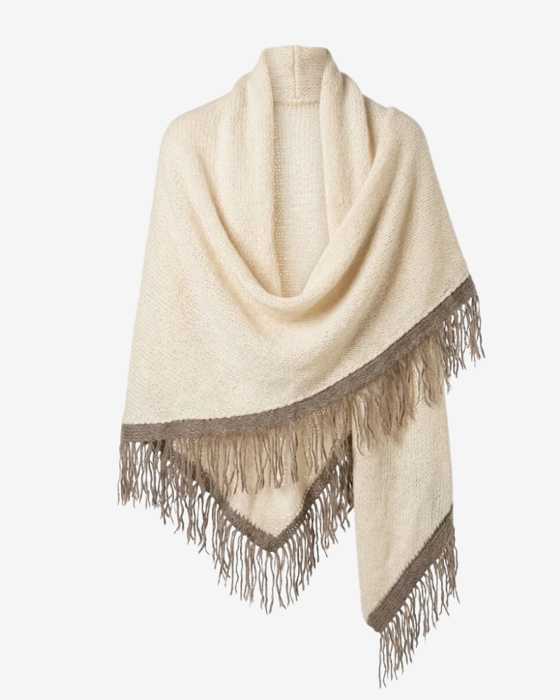 Poncho Alma Beige