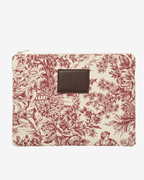 Funda personalizada Toile de jouy granate