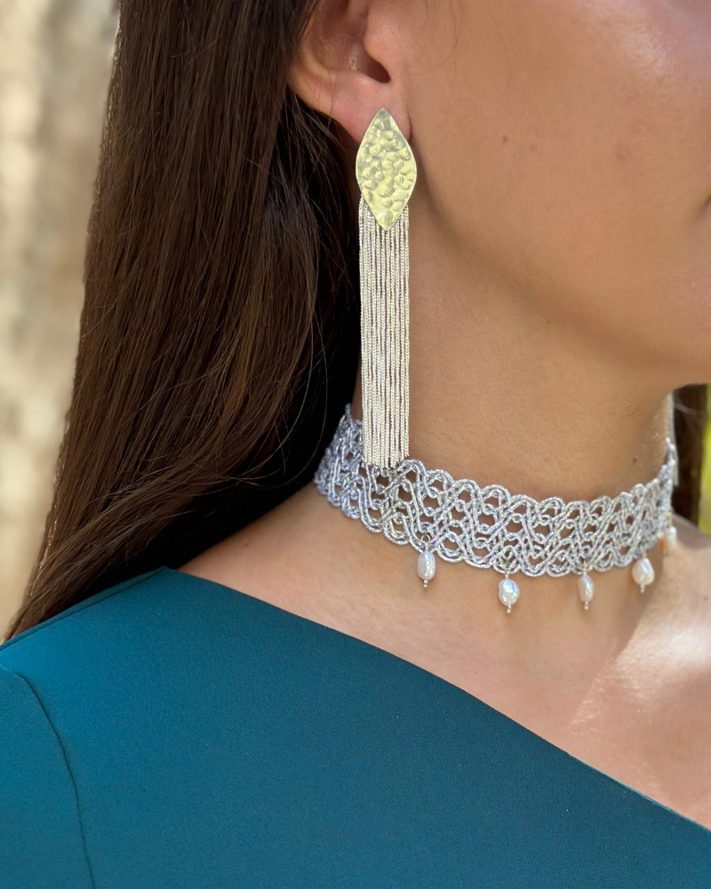 Pendientes Regina Silver