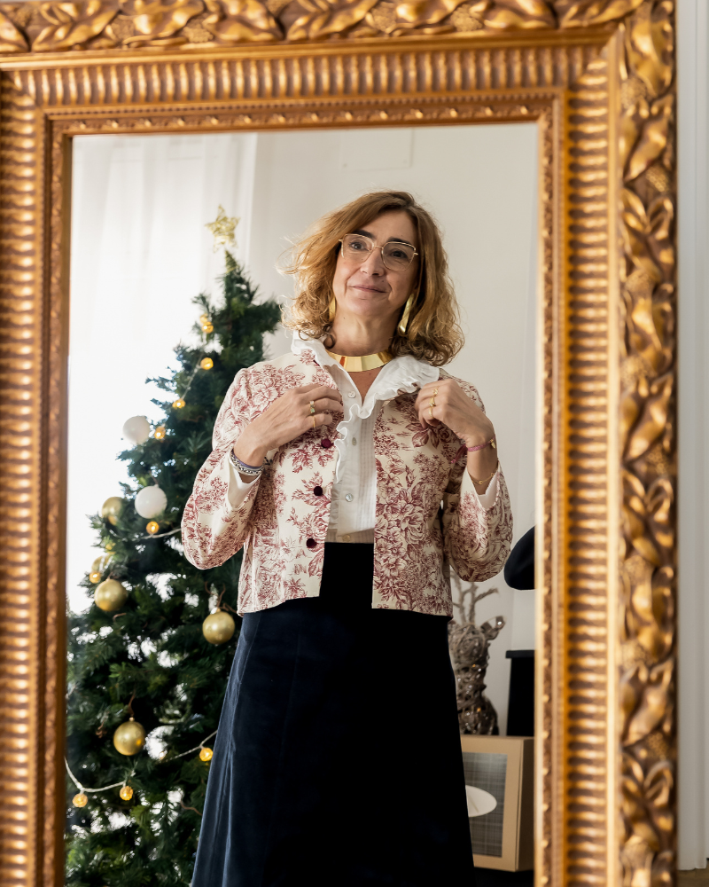 Toile de Jouy Garnet Jacket