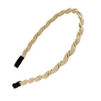 Diadema marrón trenzada