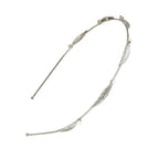 Diadema laurel con perlas