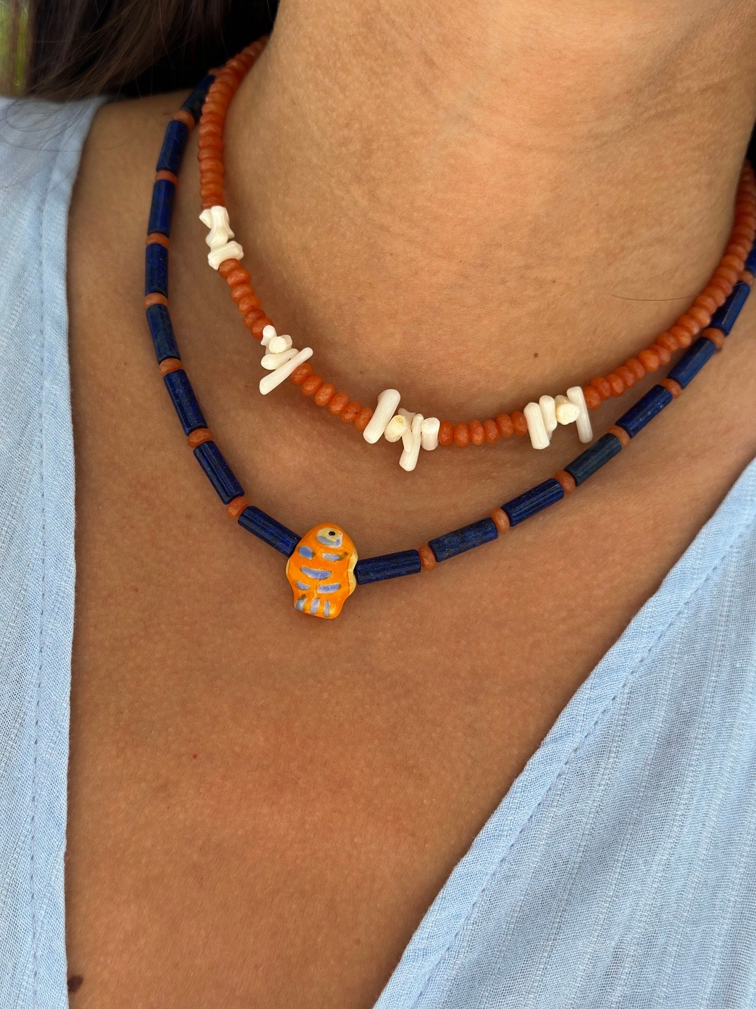 Orange necklace