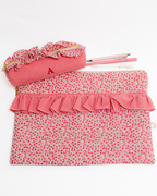 Pack Funda Flores Fucsia + Estuche Magnolia