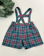 Pantalón corto con tirantes Christmas