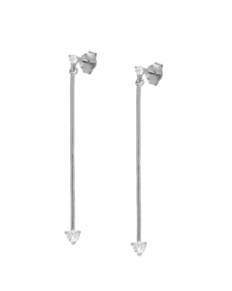 Pendientes Bastón Silver