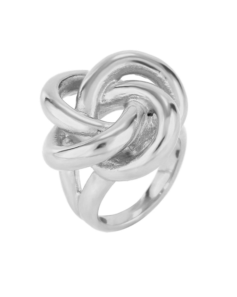 Anillo lazo grueso Silver