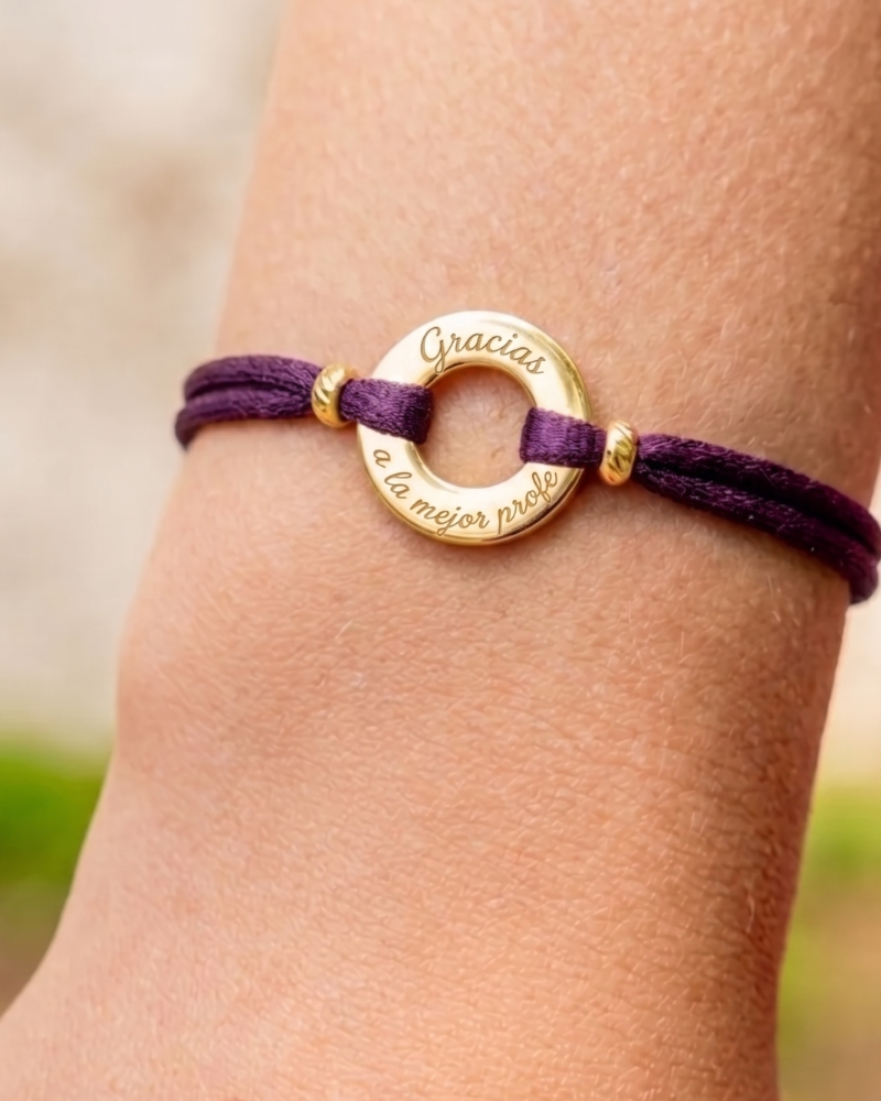 Pulsera grabada Round