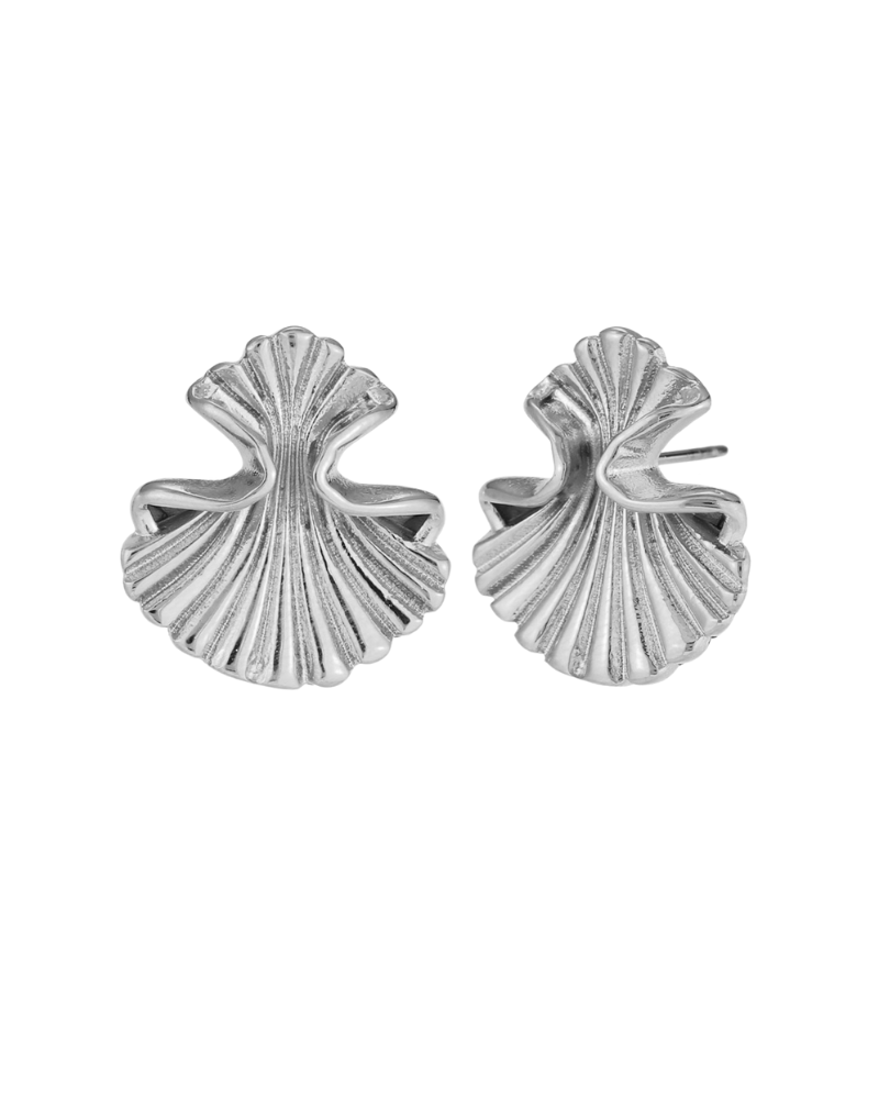 Pendientes Jazmín acero Silver