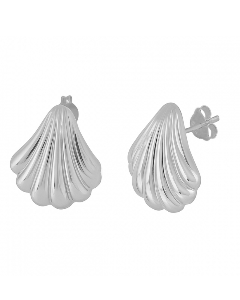 Pendientes Concha Silver
