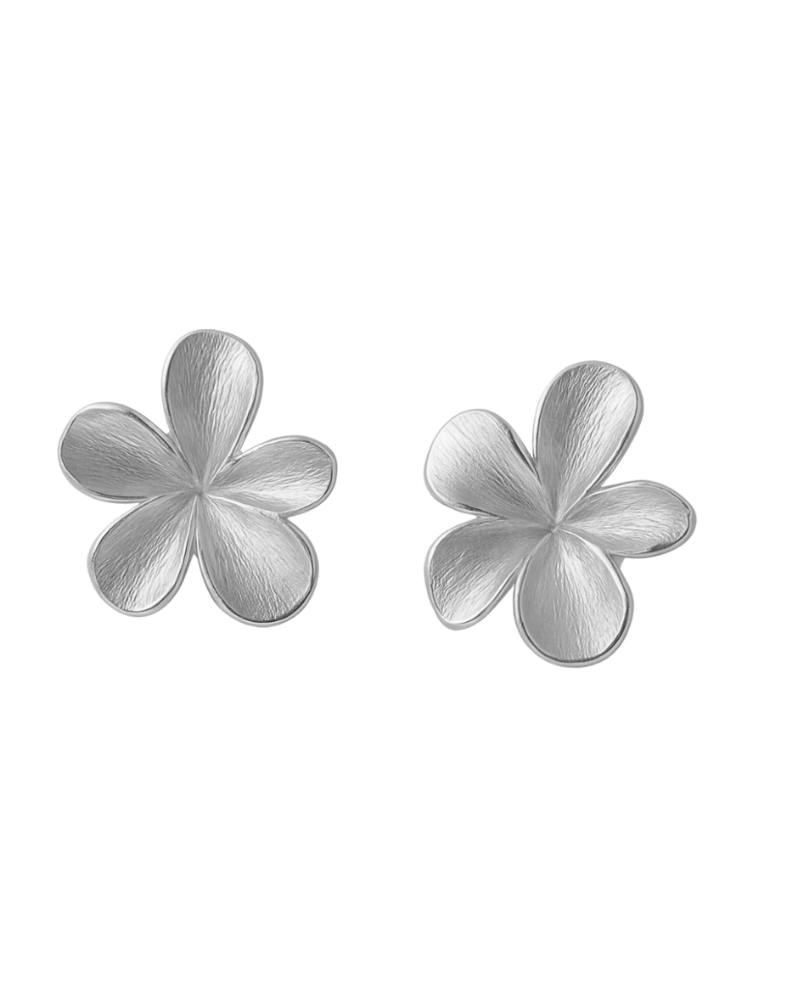Pendientes Flora Silver