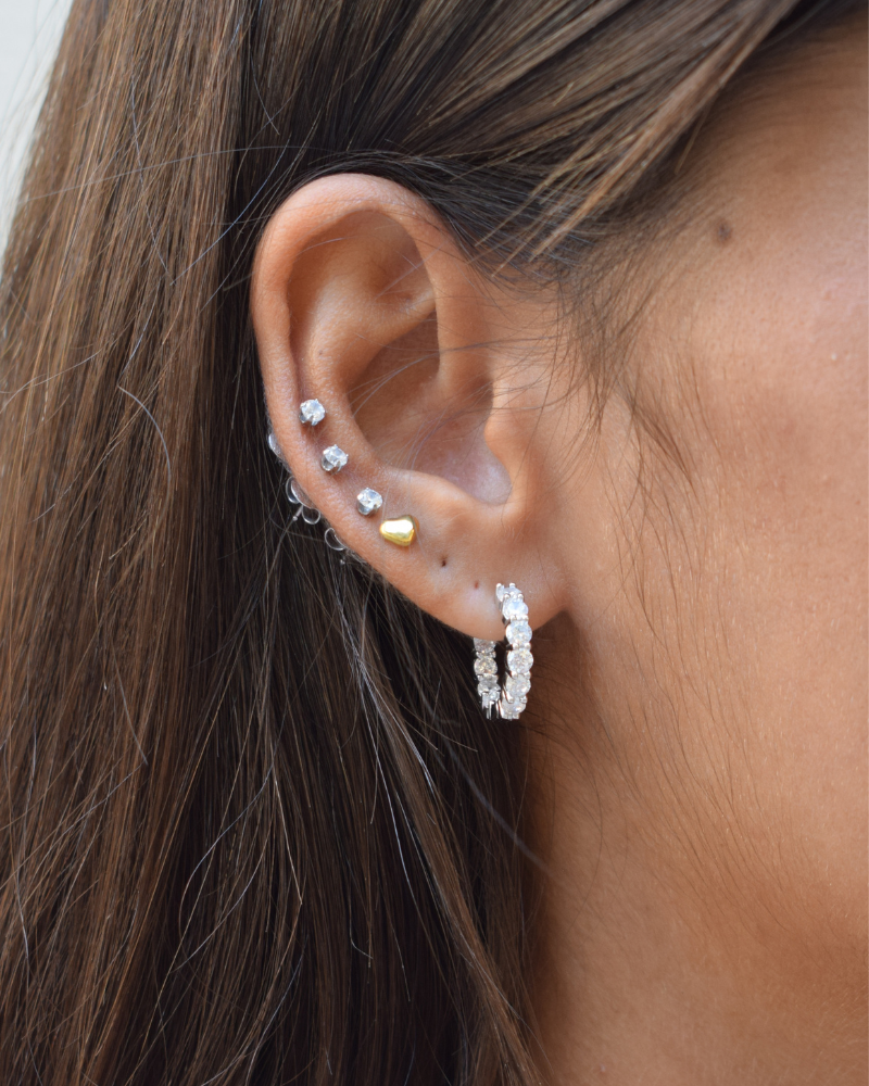 Pendientes Laura silver