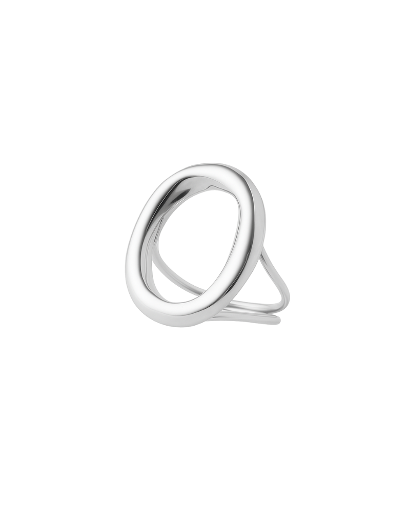 Anillo Big Round silver