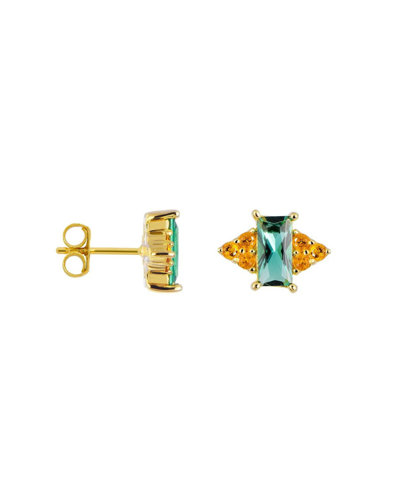 Pendientes Circonita verde