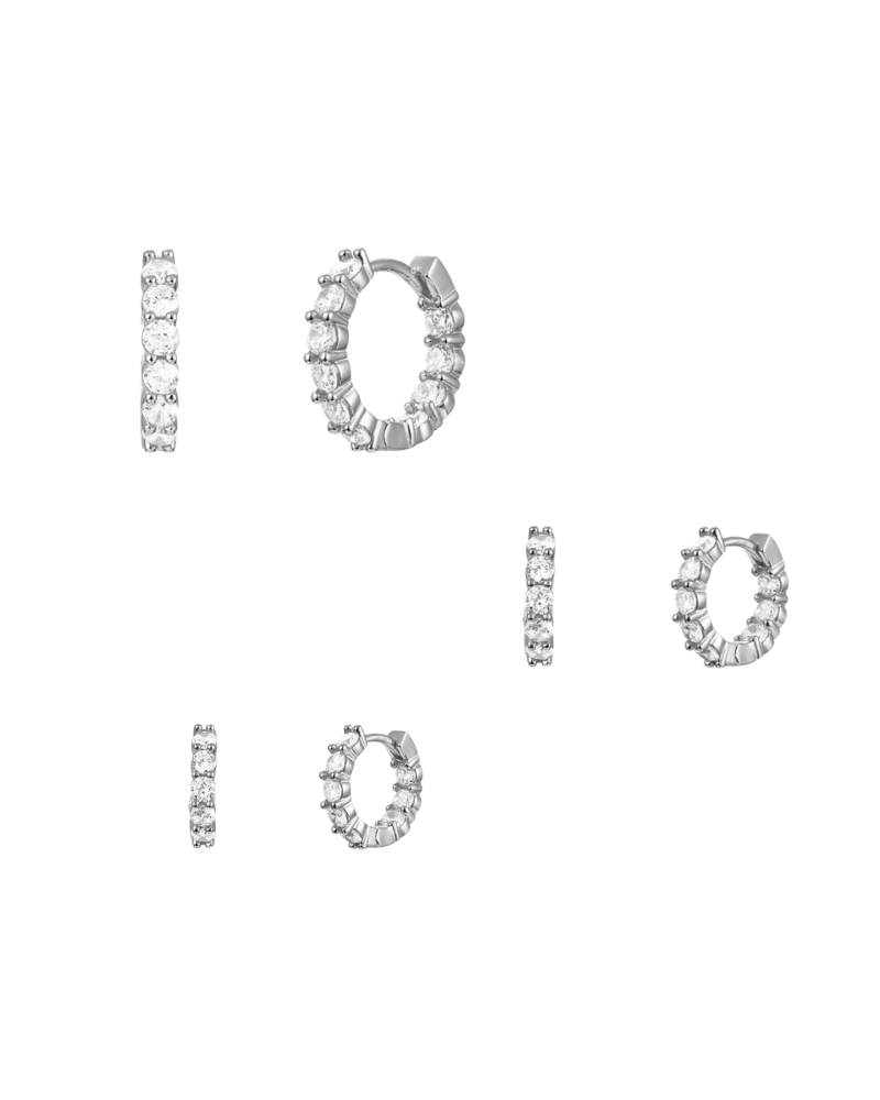 Pendientes Laura silver