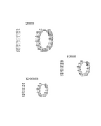 Pendientes Laura silver