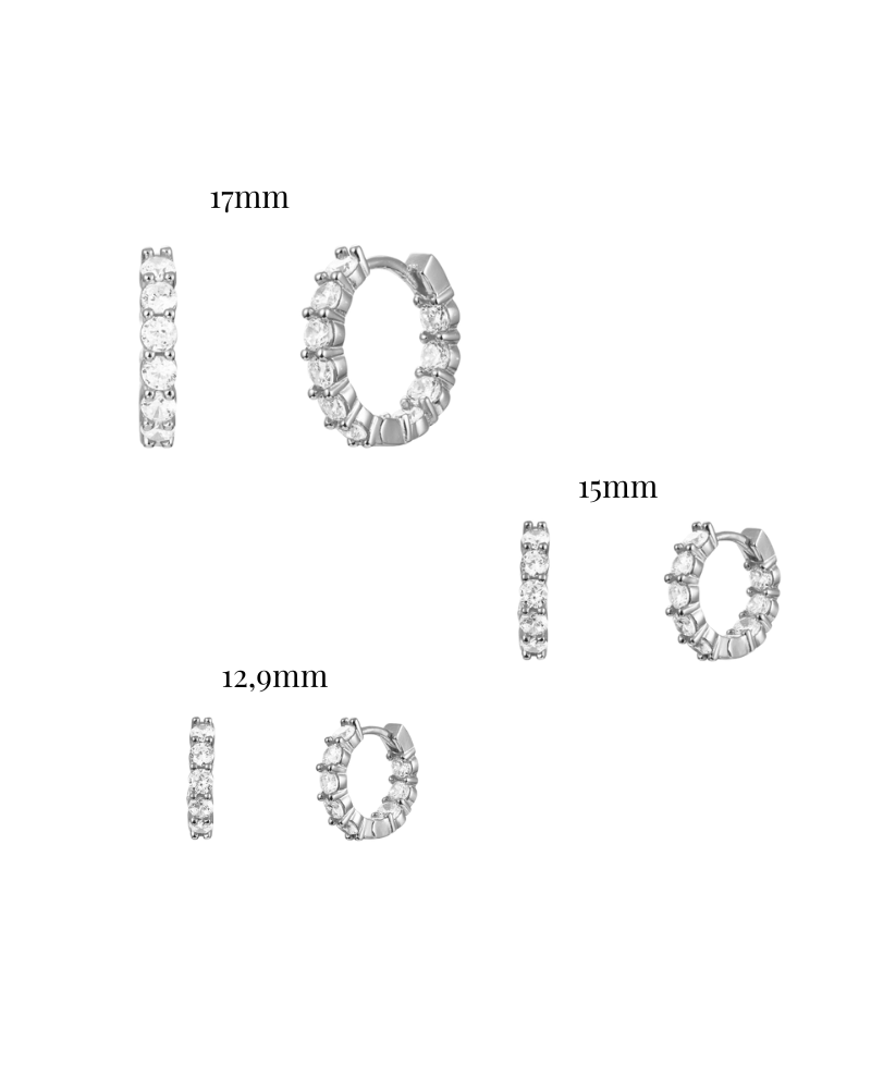 Pendientes Laura silver