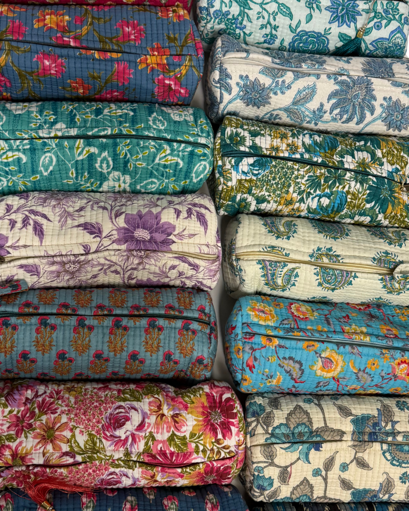 Estuche grande / neceser estampado