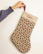 Calcetín de Navidad muñecos