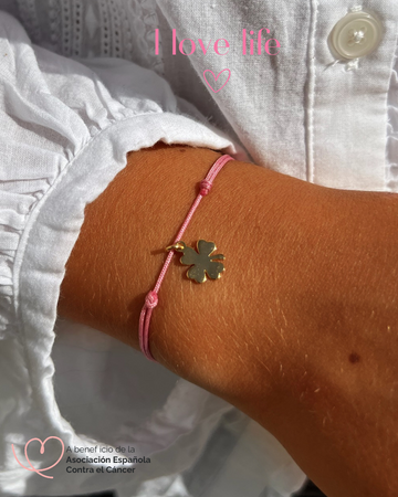 Solidarity PINK Clover Bracelet