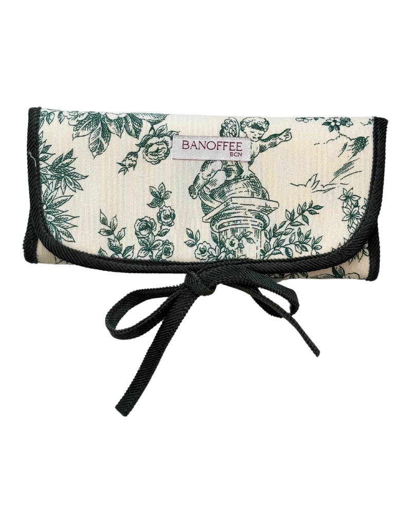 Green Toile de Jouy Personalized jewelry box