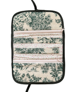 Green Toile de Jouy Personalized jewelry box